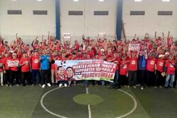 Prabowo-Gibran didukung kelompok mantan pemain Timnas Indonesia di Jawa Timur