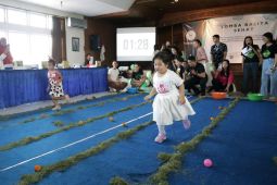 Puluhan balita di Kota Denpasar ikuti lomba balita sehat yang digelar Pak Oles