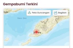 Pasien rumah sakit lari keluar saat gempa guncang Kupang