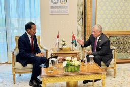 Presiden Jokowi sebut Indonesia dan Yordania berpandangan sama wujudkan Palestina merdeka