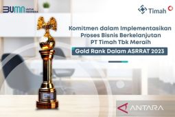 PT Timah raih penghargaan Gold Rank ASRRAT 2023