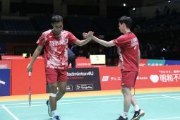 Ganda putra Kevin/Rahmat tak ingin lengah usai maju ke 16 besar Kumamoto Masters