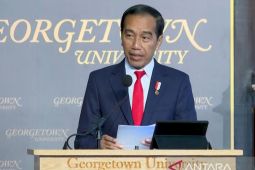 Presiden Jokowi suarakan Palestina dalam pidato di Georgetown University