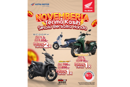 Program Novemberia, terimakasih selalu bersama Honda