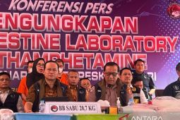 Bareskrim Polri bongkar pabrik sabu jaringan internasional di Tangerang
