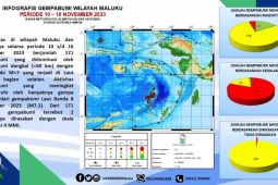 BMKG: Dalam sepekan terjadi 171 kejadian gempa di Maluku
