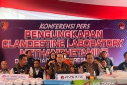 Bareskrim Polri sebut sabu yang diproduksi di Tangerang untuk tahun baru