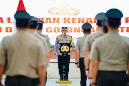 Kapolri pimpin korps raport 45 perwira tinggi