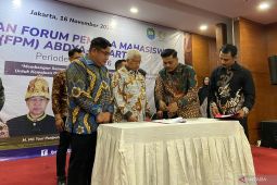 Pengurus forum pemuda mahasiswa Abdya-Jakarta dilantik