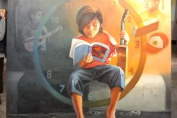 Mahasiswa Fisip Untan memfasilitasi seniman Kalbar pamerkan karya