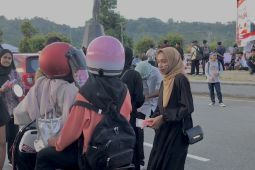 Mahasiswa  Unpatti Ambon lelang semangka bentuk dukungan Palestina
