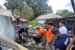 Kebakaran pada asrama Polsek Paringin diduga akibat korsleting listrik
