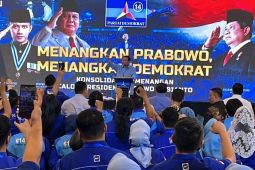 Prabowo semangati kader Demokrat di Kota Madiun
