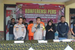 Polisi Serang ungkap kasus pencurian di sebuah waralaba