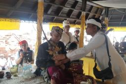 Puri Agung Denpasar menggelar ritual penunjukan tetua puri