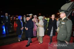 Ma'ruf Amin tiba di Athena untuk melakukan kunjungan kerja