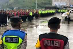 Ditpolair Sumut kawal rombongan jetski Aquabike lintasi Danau Toba