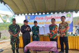 DPMD Tabalong bangun akses jalan Desa Saradang-Desa Nawin