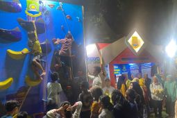 Dispora sediakan mini wall clambing di area Festival Cisadane 2023