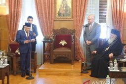 Wapres mengajak pemimpin agama di Yunani akhiri konflik Israel-Palestina