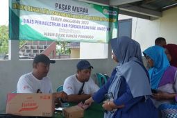 Pasar murah, Bulog-Pemkab Magetan gelontorkan 8 ton beras
