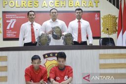 Polres Aceh Barat tangkap dua pengedar tiga kilogram ganja
