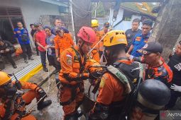 Seorang warga Merawang terjatuh ke dalam sumur berhasil dievakuasi SAR gabungan