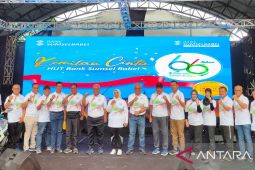 Semarak HUT ke-66 Tahun Bank Sumsel Babel ajak karyawan dan keluarga jalan sehat