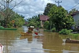 Banjir di Kapuas Hulu, satu warga Jongkong Manday hilang tenggelam