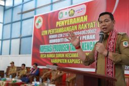 Pemerintah terbitkan izin tambang emas di tiga lokasi wilayah Kapuas Hulu