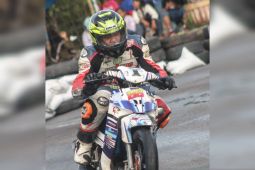 Pembalap nomor 86 di Road Race Babel seorang perwira polri, sukses naik podium dan torehkan prestasi