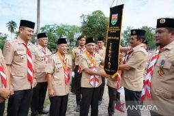 Bupati Asahan pimpin upacara peringatan Hari Pramuka ke-62