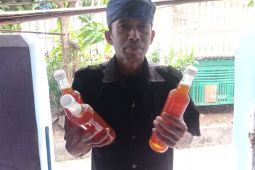 Warga Badui pasarkan madu hutan dengan jalan kaki puluhan kilometer