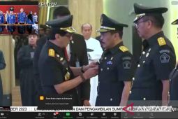Kakanwil Harun Sulianto hadiri pelantikan Pejabat Kemenkumham, ini pesan Menkumham