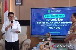 UMK se-Kalimantan Timur 2024 rata-rata naik 4,4 persen