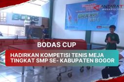 Inilah turnamen tenis meja pelajar SMP se-Kabupaten Bogor