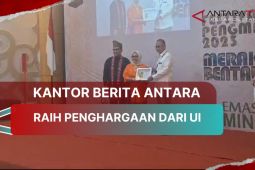 Kantor Berita Antara raih penghargaan dari UI