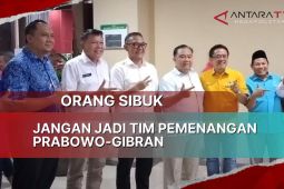 Orang sibuk jangan jadi tim pemenangan Prabowo-Gibran