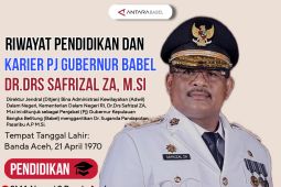 Riwayat pendidikan dan karier Pj Gubernur Babel Dr.Drs Safrizal ZA, M.Si