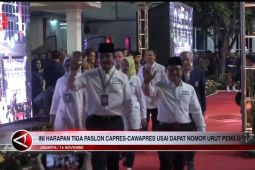 Ini harapan tiga paslon capres-cawapres usai dapat nomor urut pemilu