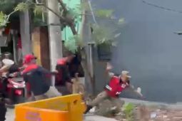Polrestabes Surabaya buru oknum buruh penganiaya Satpol PP
