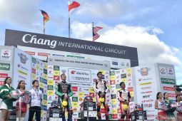 Andi Gilang juarai balap motor ARRC kelas ASB1000 di Thailand