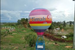PT Timah hadirkan replika balon udara, tambah spot foto di Bukit Samak Belitung Timur