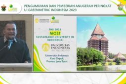 UI pertahankan posisi pertama dari 145 universitas di Indonesia versi  UI GreenMetric 2023