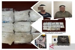 Polisi tangkap pasutri di Banjarmasin edarkan 14 kilogram sabu-sabu