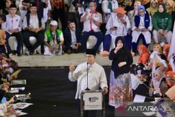 Kampanye di Banjarmasin, Anies janji turun harga sembako