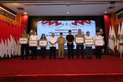 Hadiri Penyerahan DIPA Tahun 2024 Kanwil Kemenkumham Jambi Raih Gelar Satker Nilai IKPA Terbaik