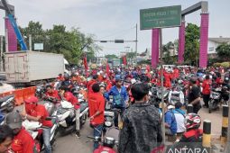 Ada aksi buruh, Polisi Tangerang amankan empat simpul jalan