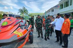 Kansar Pangkalpinang ikuti latihan penanggulangan bencana di Korem 045/Gaya