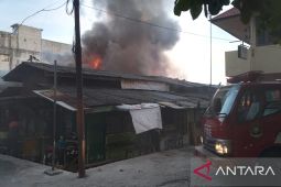 Petak kuliner di pasar Klandasan Balikpapan terbakar